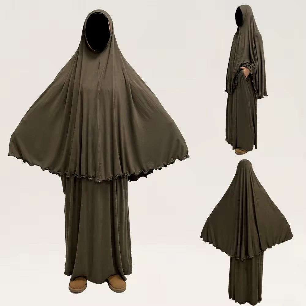 Jersey Hijab with Skirt