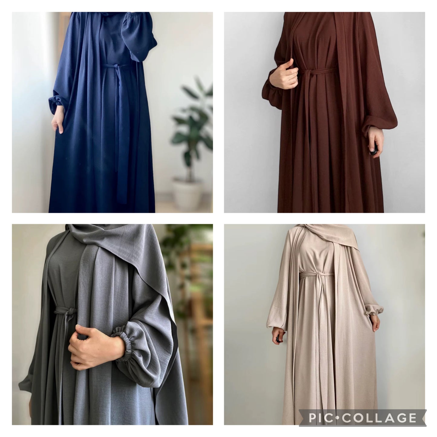 3 Pcs Abaya set