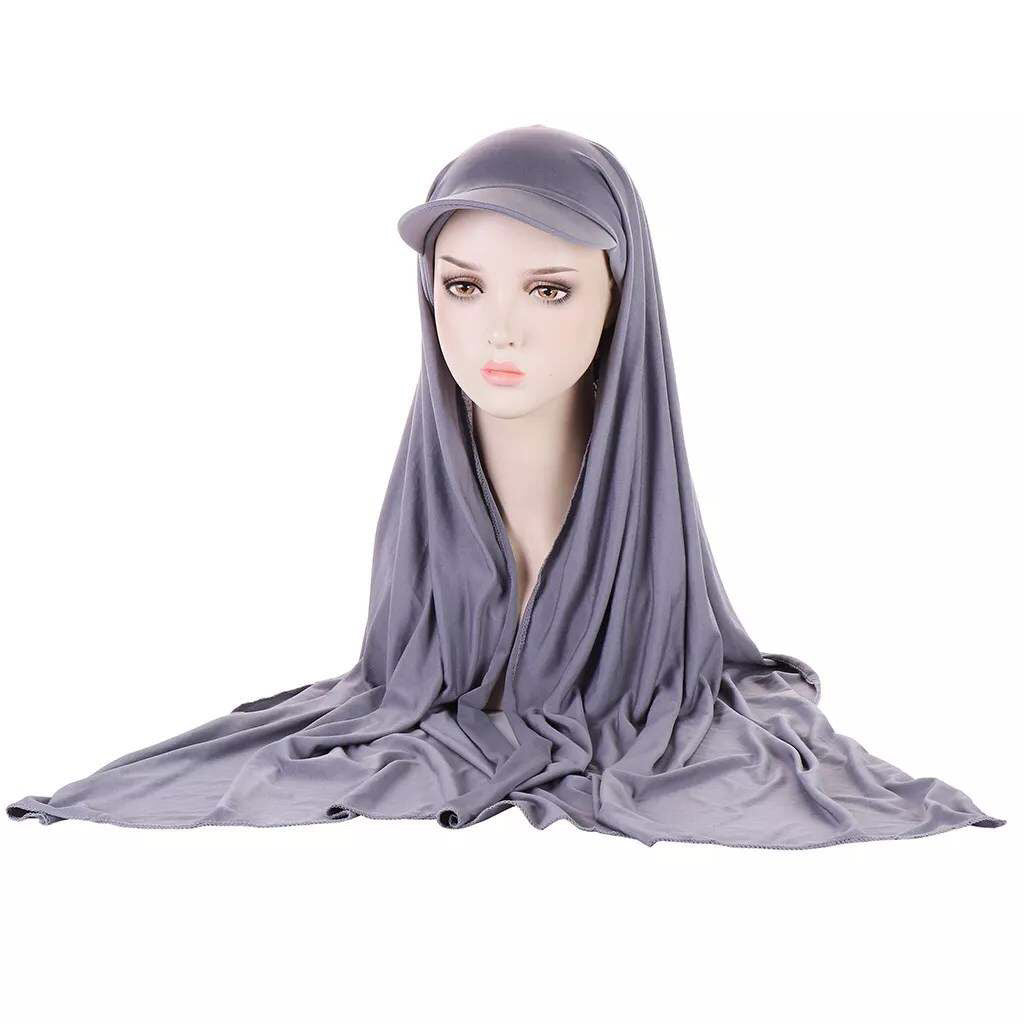 Jersey Hijab with Cap