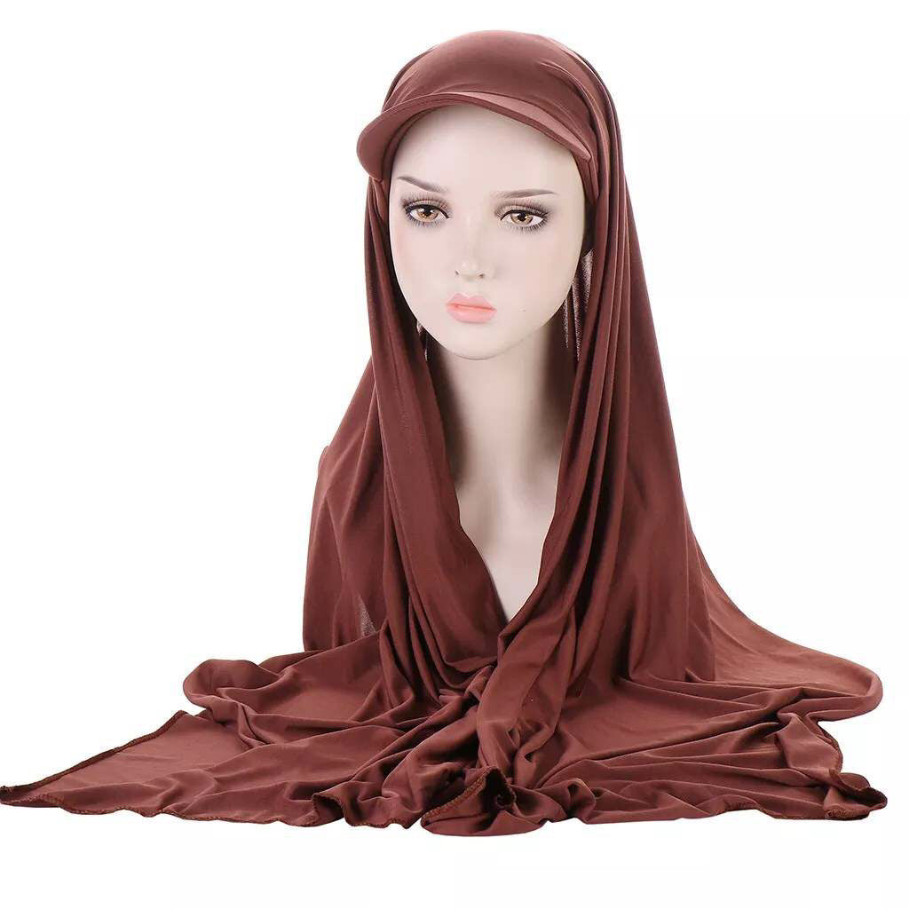 Jersey Hijab with Cap