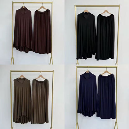 Jersey Hijab with Skirt