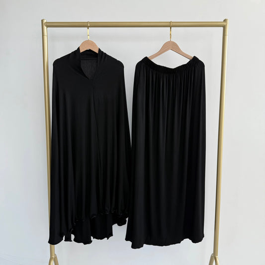 Jersey Hijab with Skirt