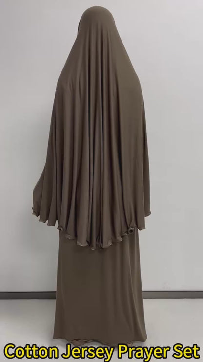 Jersey Hijab with Skirt